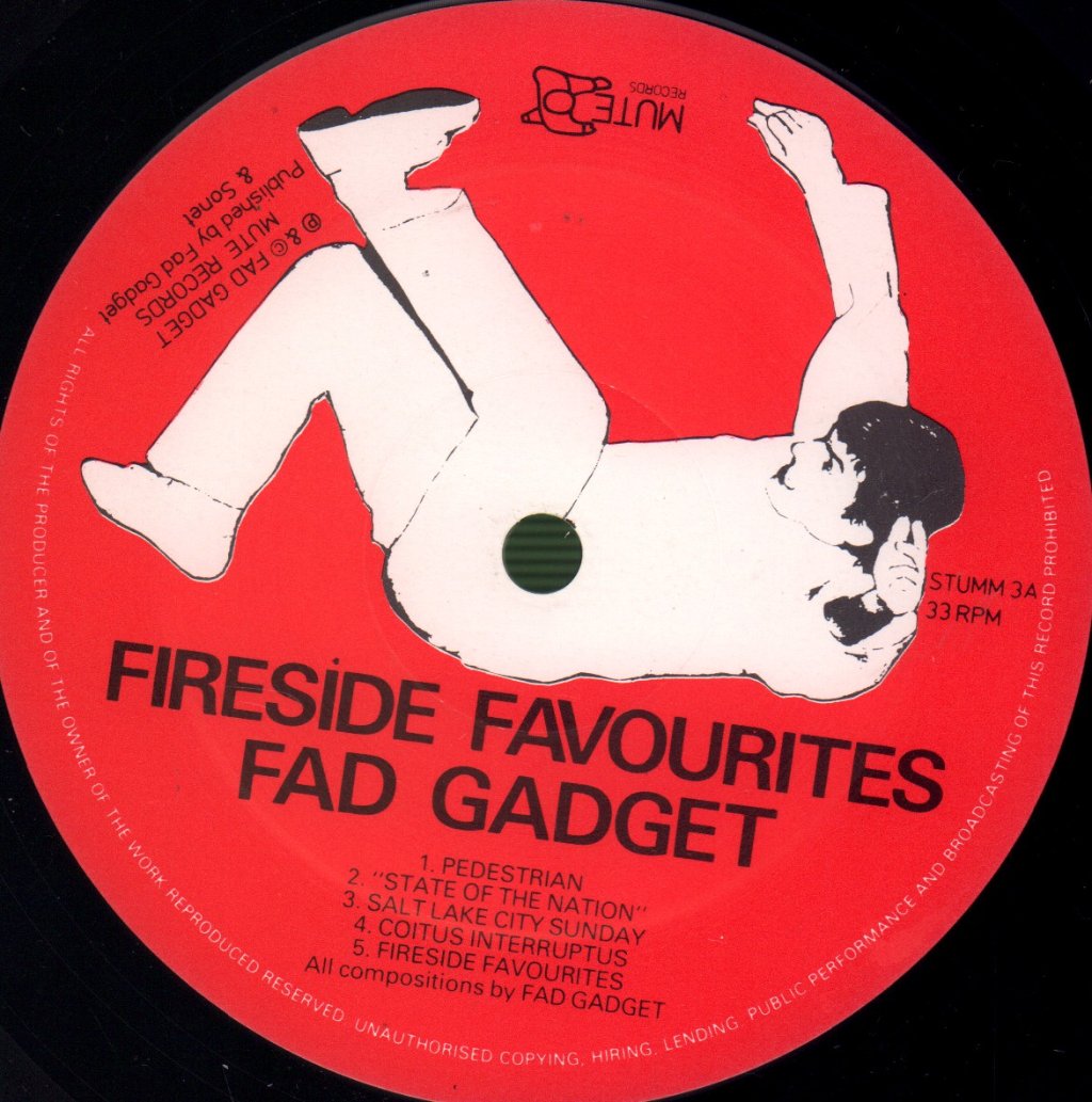 Fad Gadget - Fireside Favourites - Lp