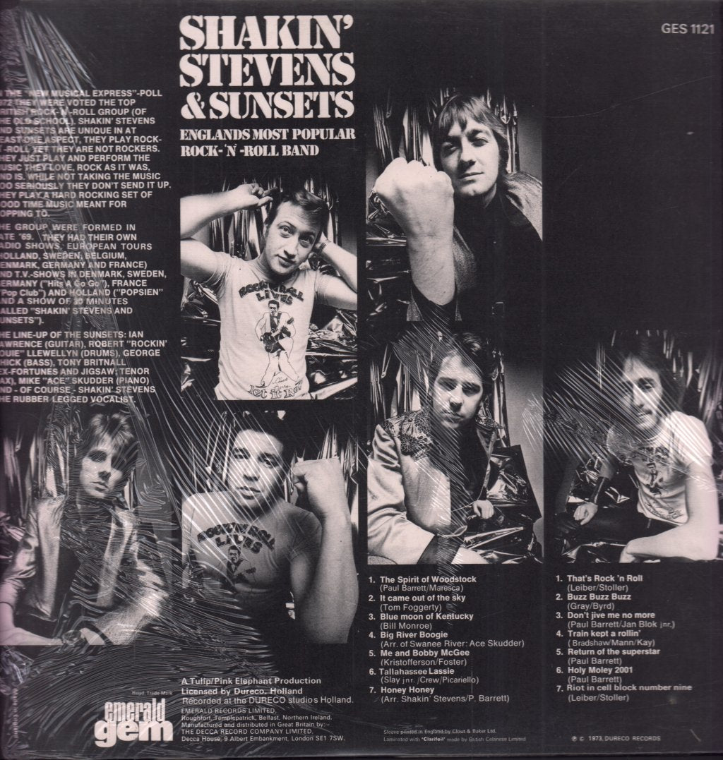 Shakin Stevens And The Sunsets - Shakin Stevens And The Sunsets - Lp