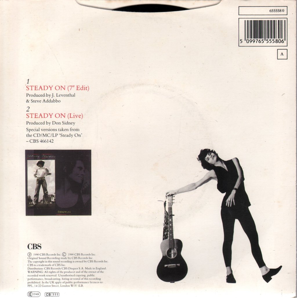 Shawn Colvin - Steady On - 7 Inch