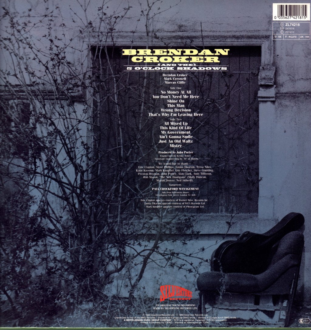 Brendan Croker And The 5 O'clock Shadows - Brendan Croker And The 5 O'Clock Shadows - Lp