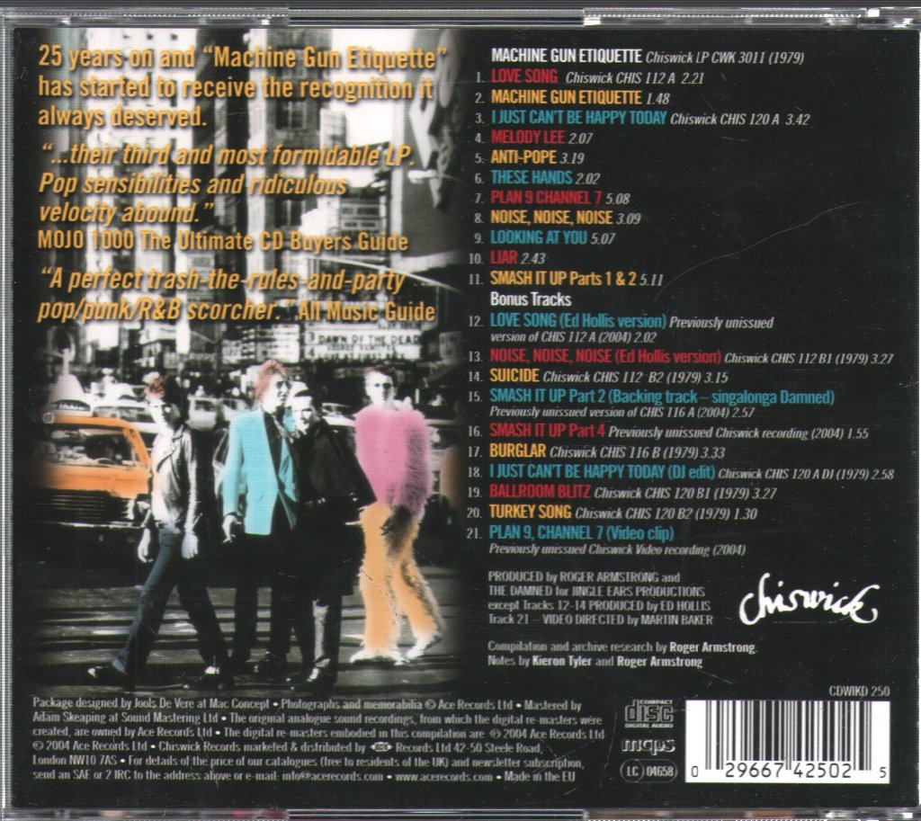 Damned - Machine Gun Etiquette - Cd