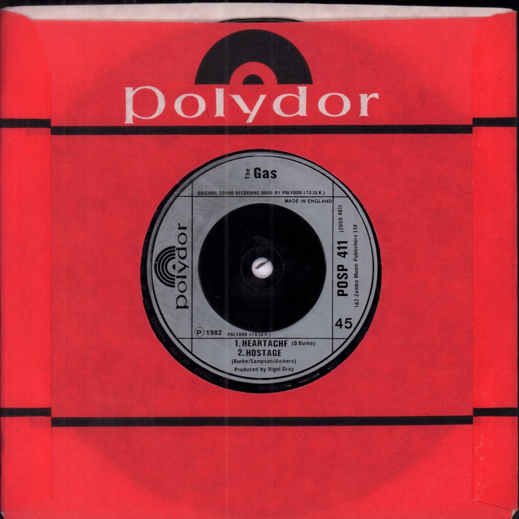 Gas (Punk Band) - Breathless - 7 Inch