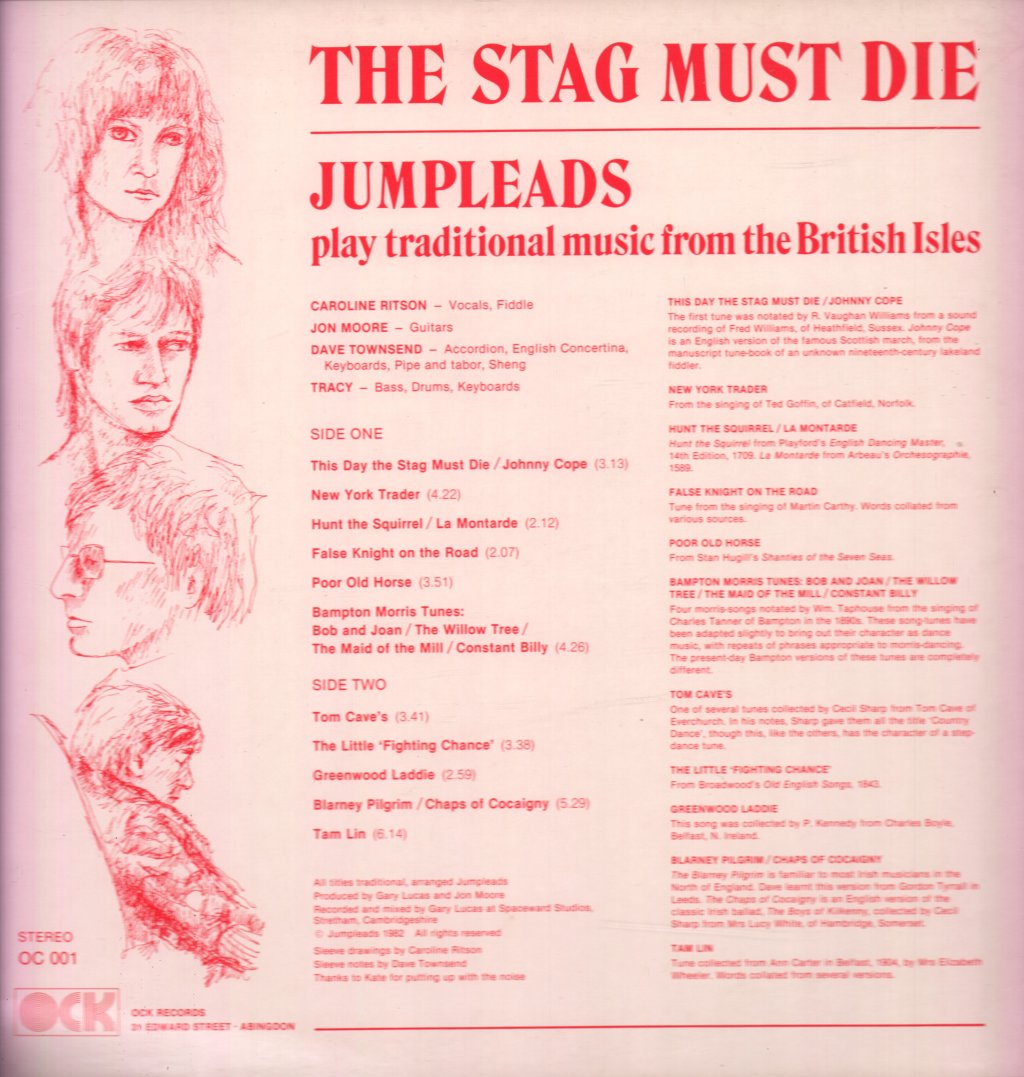 Jumpleads - Stag Must Die - Lp
