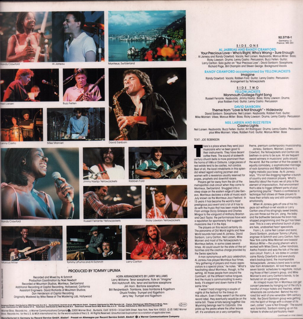 Casino Lights - Recorded Live At Montreux Switzerland - Lp