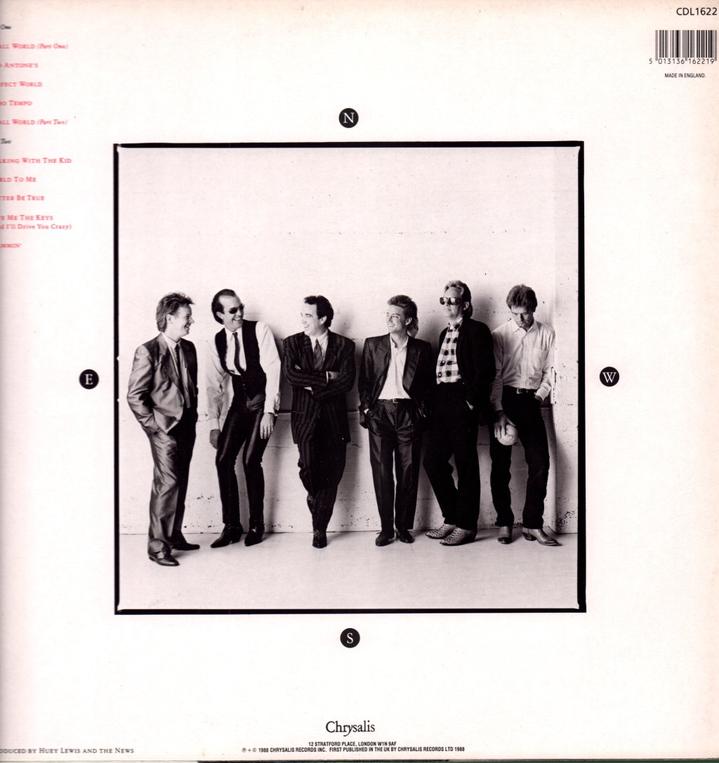Huey Lewis And The News - Small World - Lp