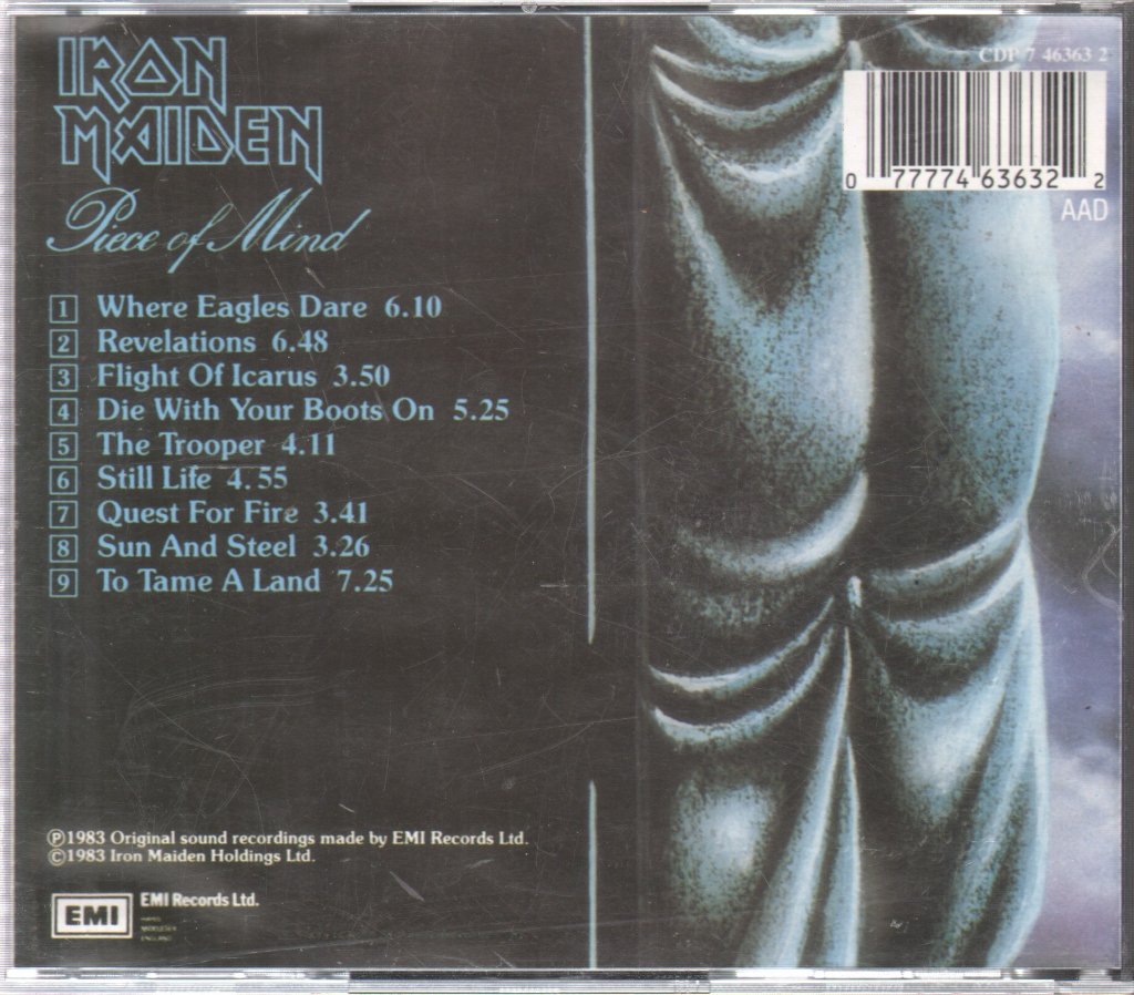 Iron Maiden - Piece Of Mind - Cd