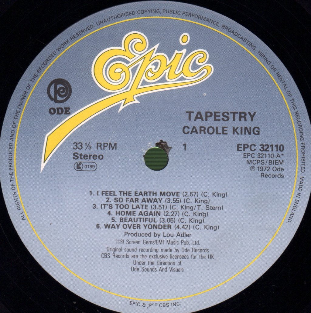 Carole King - Tapestry - Lp