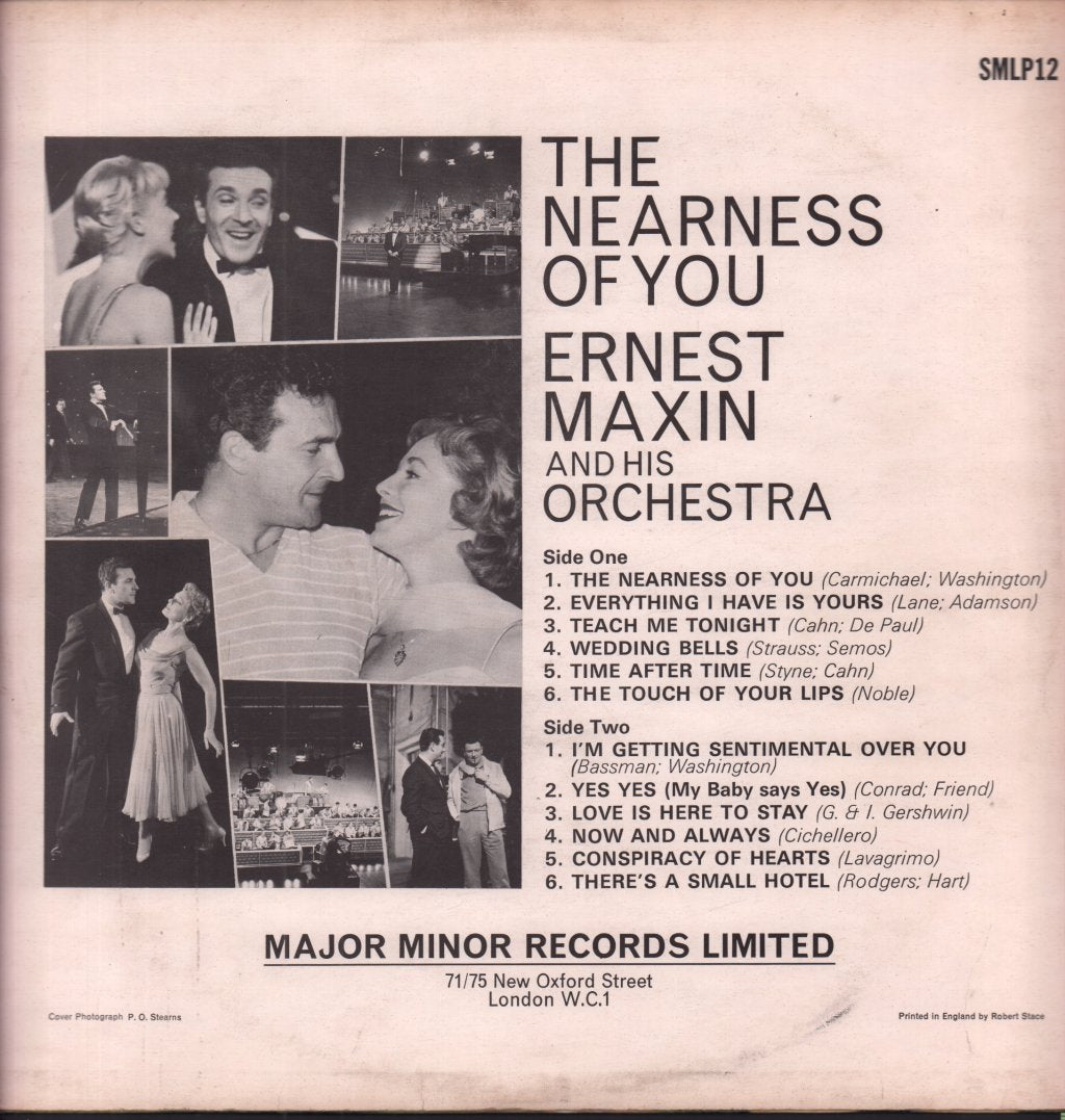 Ernest Maxin And His Orchestra - Nearness Of You - Lp