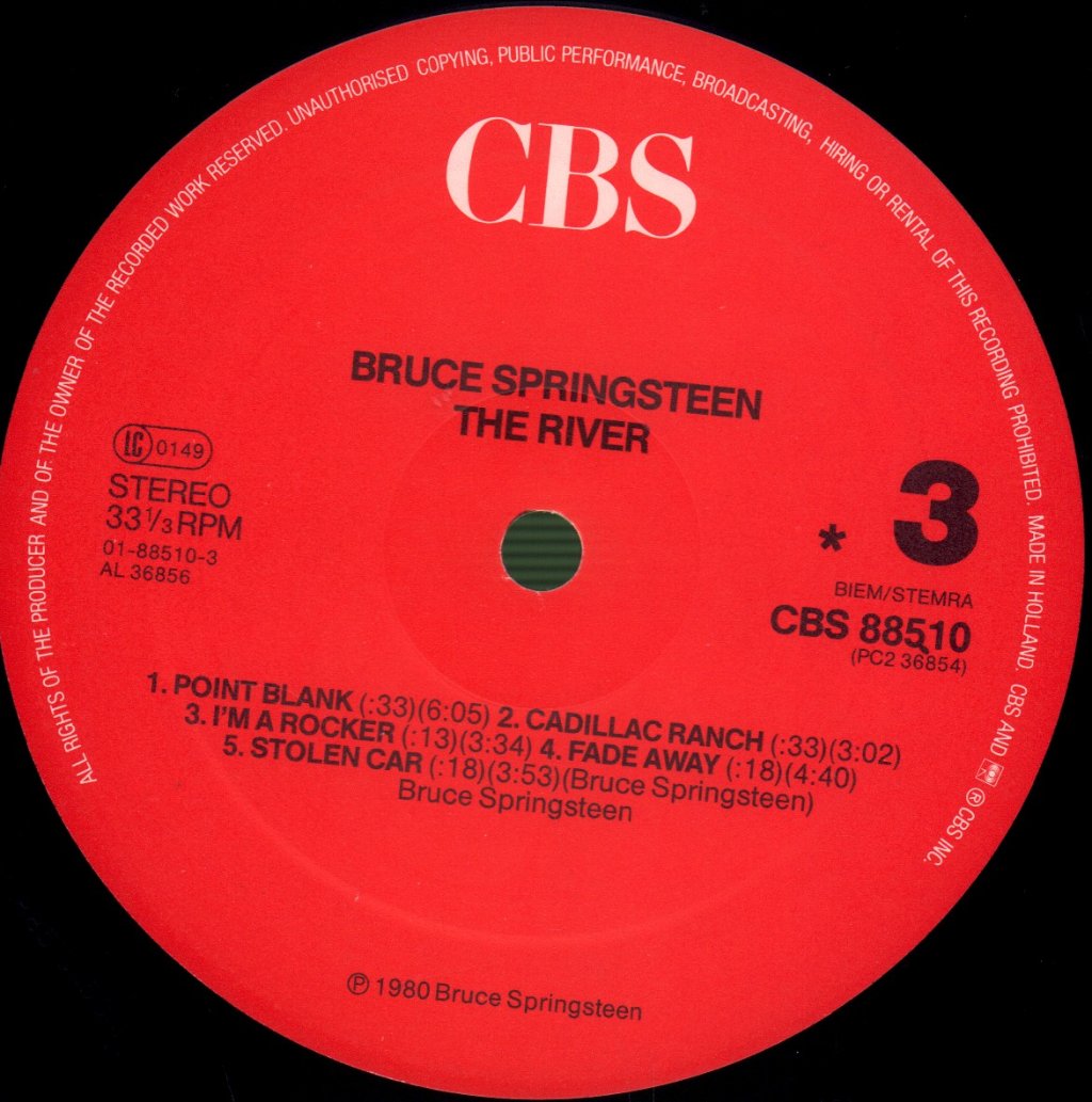 Bruce Springsteen - River - Double Lp