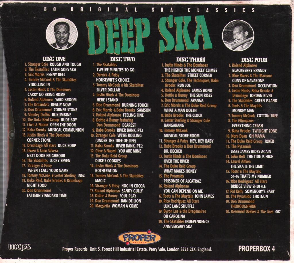 Various Artists - Deep Ska - Cd Set