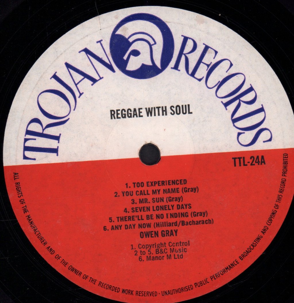 Owen Gray - Reggae With Soul - Lp