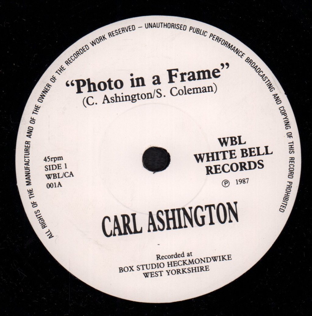 Carl Ashington - Photo In A Frame - 7 Inch