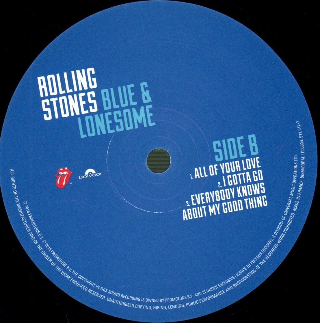 Rolling Stones - Blue & Lonesome - Double Lp