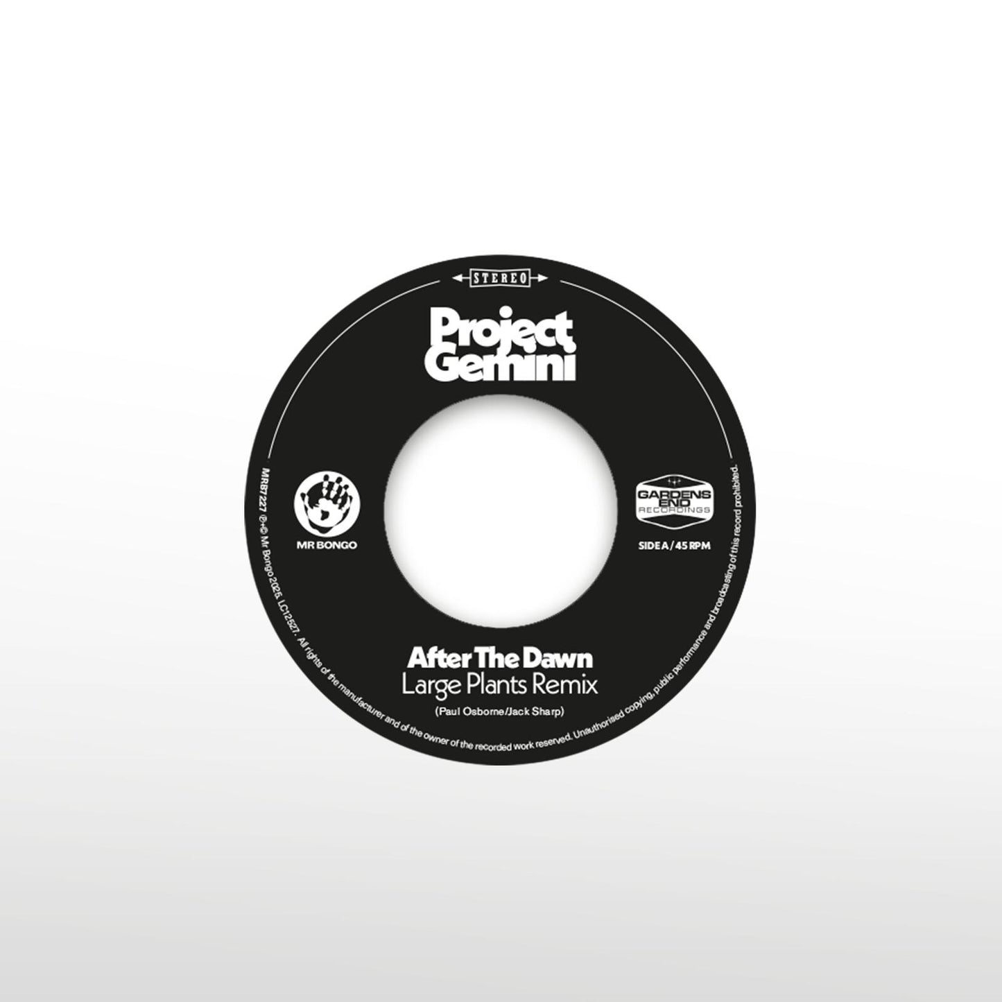 Project Gemini - After the Dawn (Large Plants R - 7 Inch