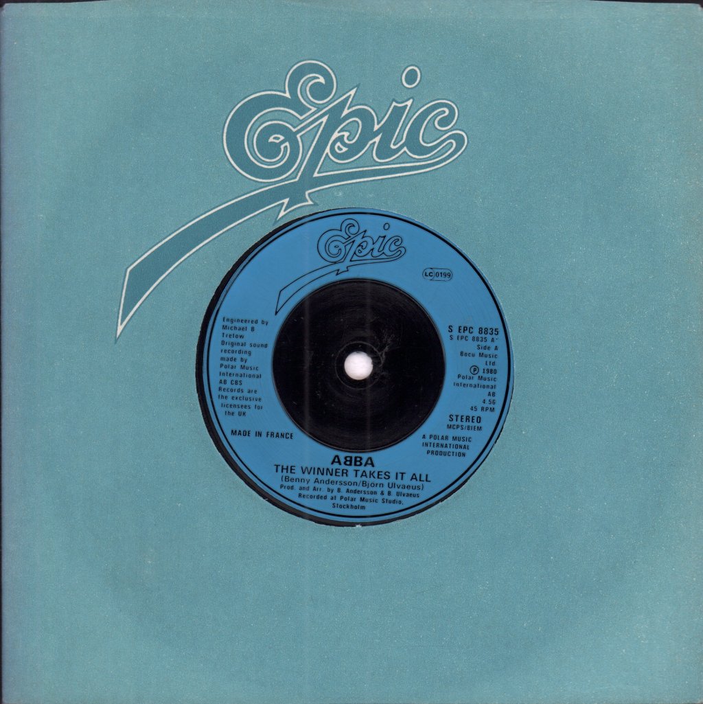 ABBA - Winner Takes It All - 7 Inch