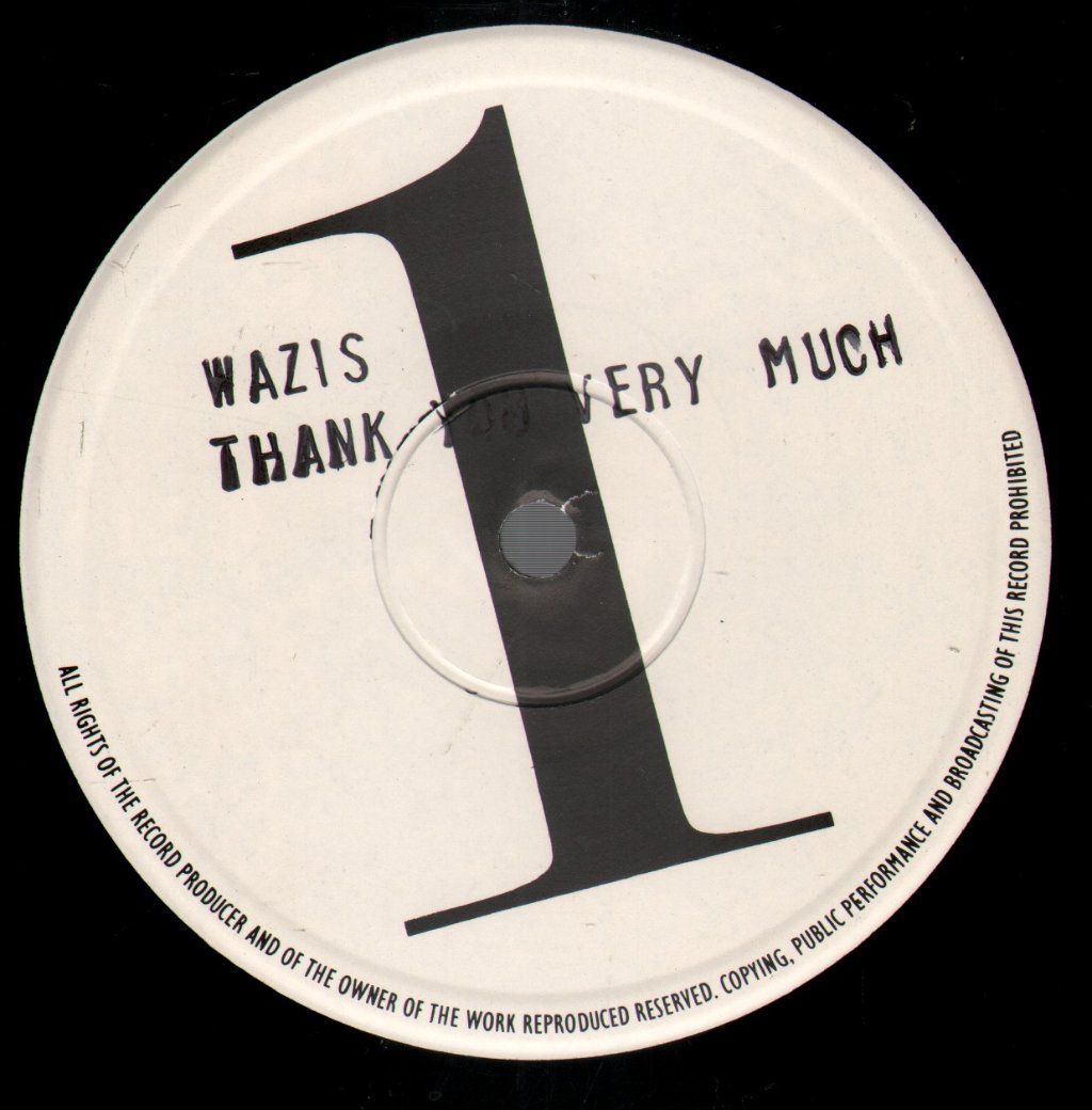 Wazis And The Mambetis - Thank You Very Much - 12 Inch
