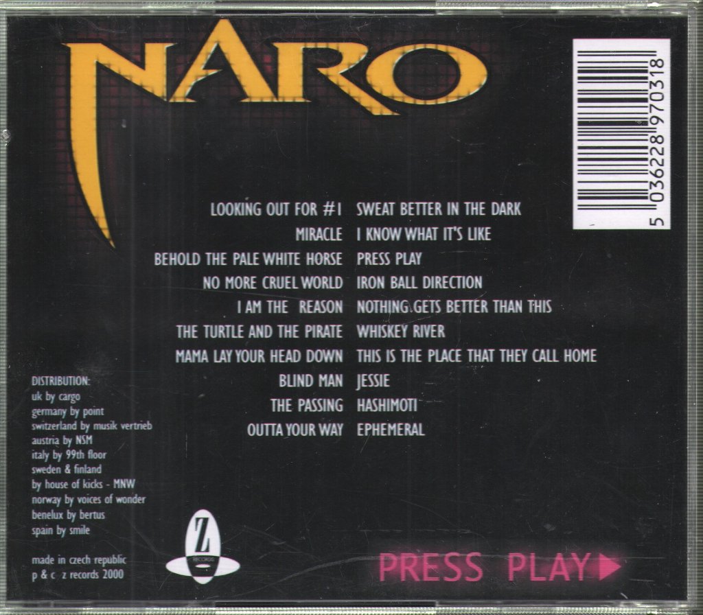 Naro - Press Play - Cd
