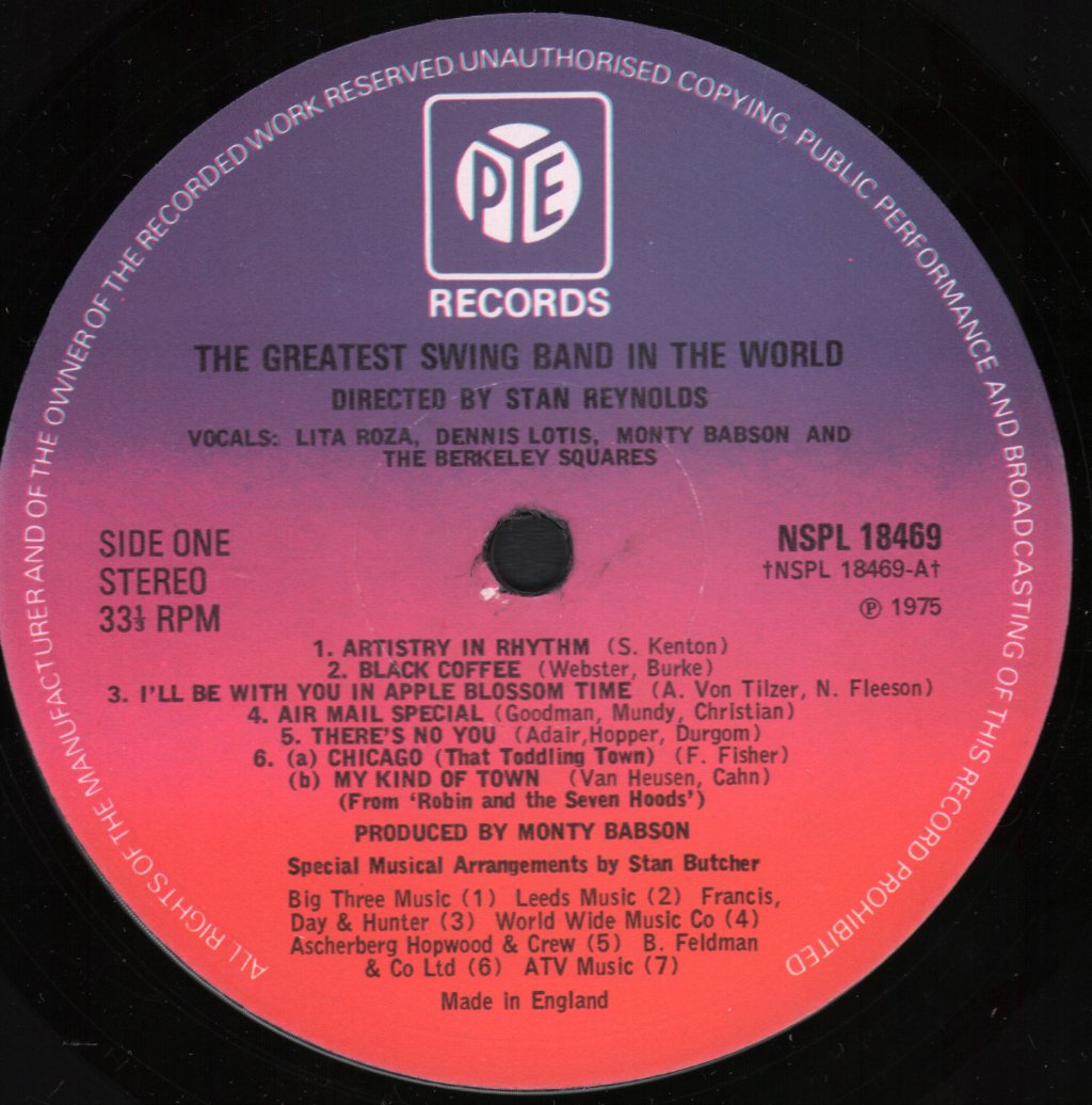 Greatest Swing Band In The World - Is British - Lp