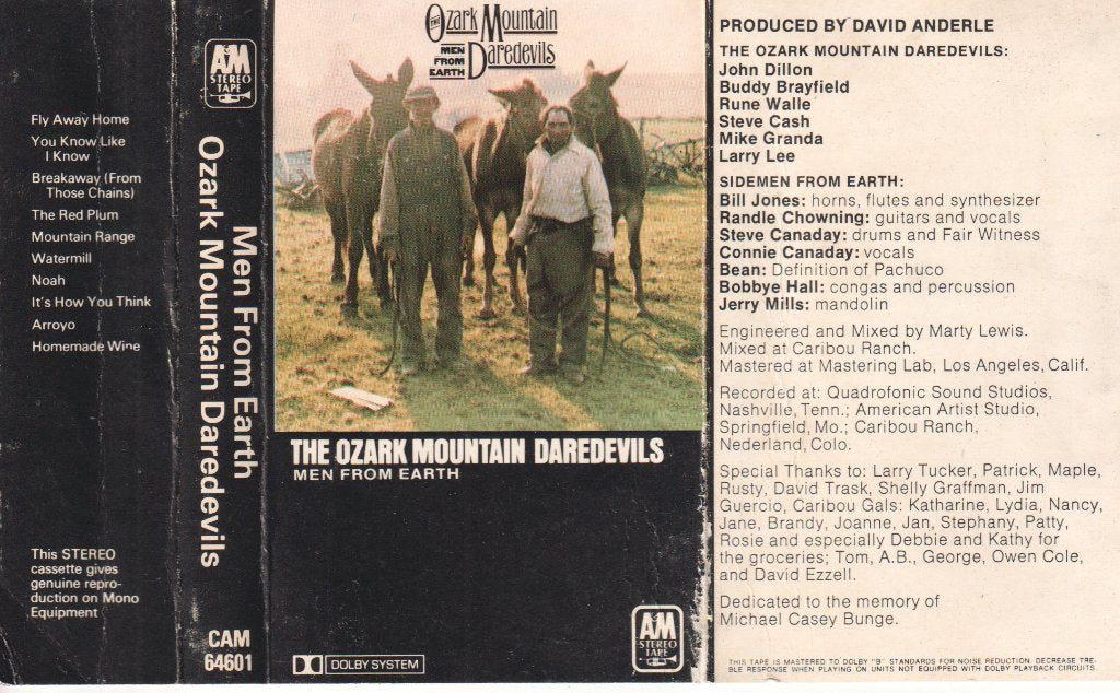 Ozark Mountain Daredevils - Men From Earth - Cassette