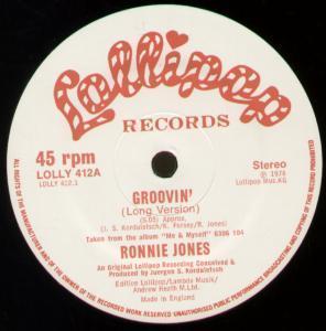 Ronnie Jones - Groovin' - 12 Inch