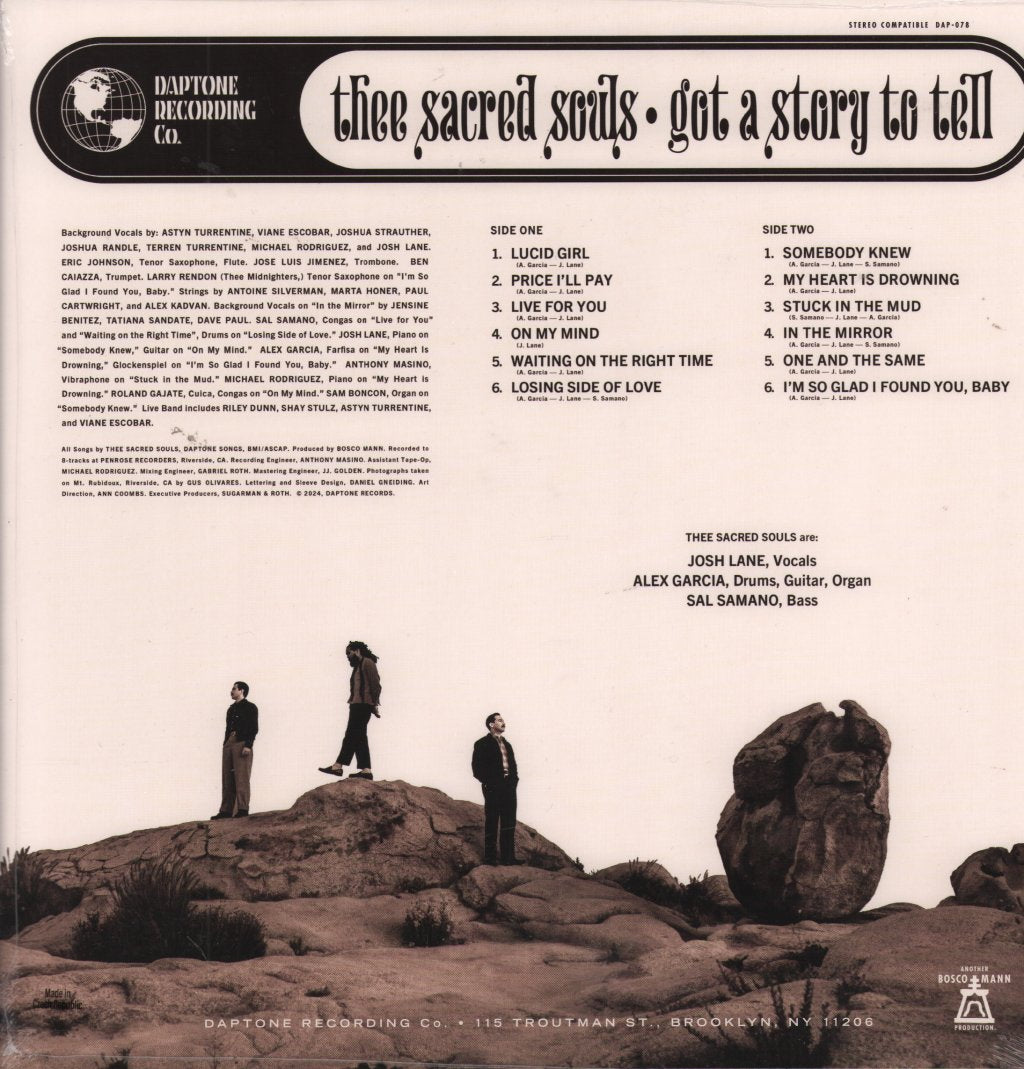 Thee Sacred Souls - Got a Story to Tell - Lp