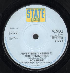 Roy Hudd - Everybody Needs A Christmas Tree - 7 Inch