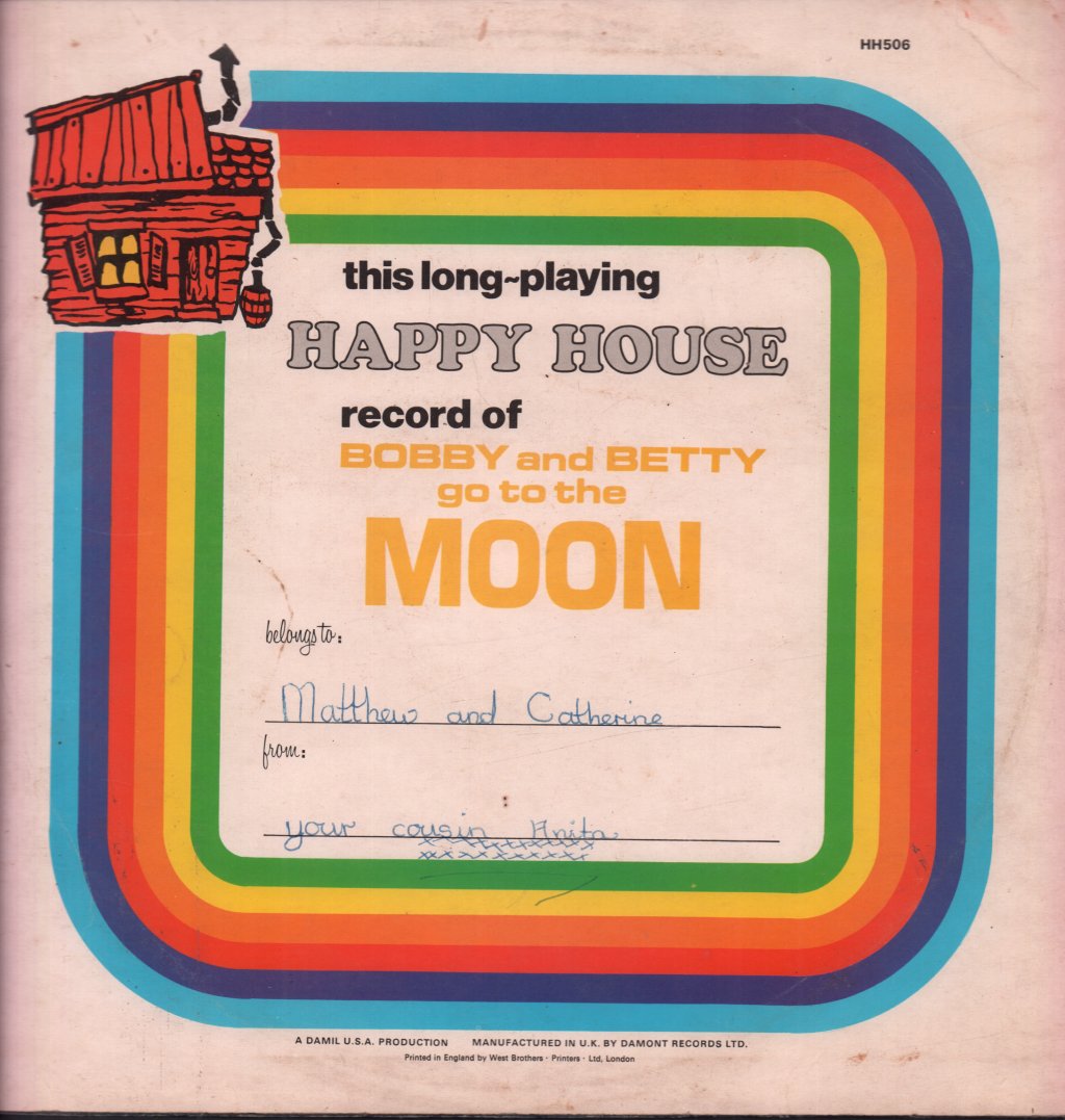 Leo Muller - Bobby And Betty Go To The Moon - Lp