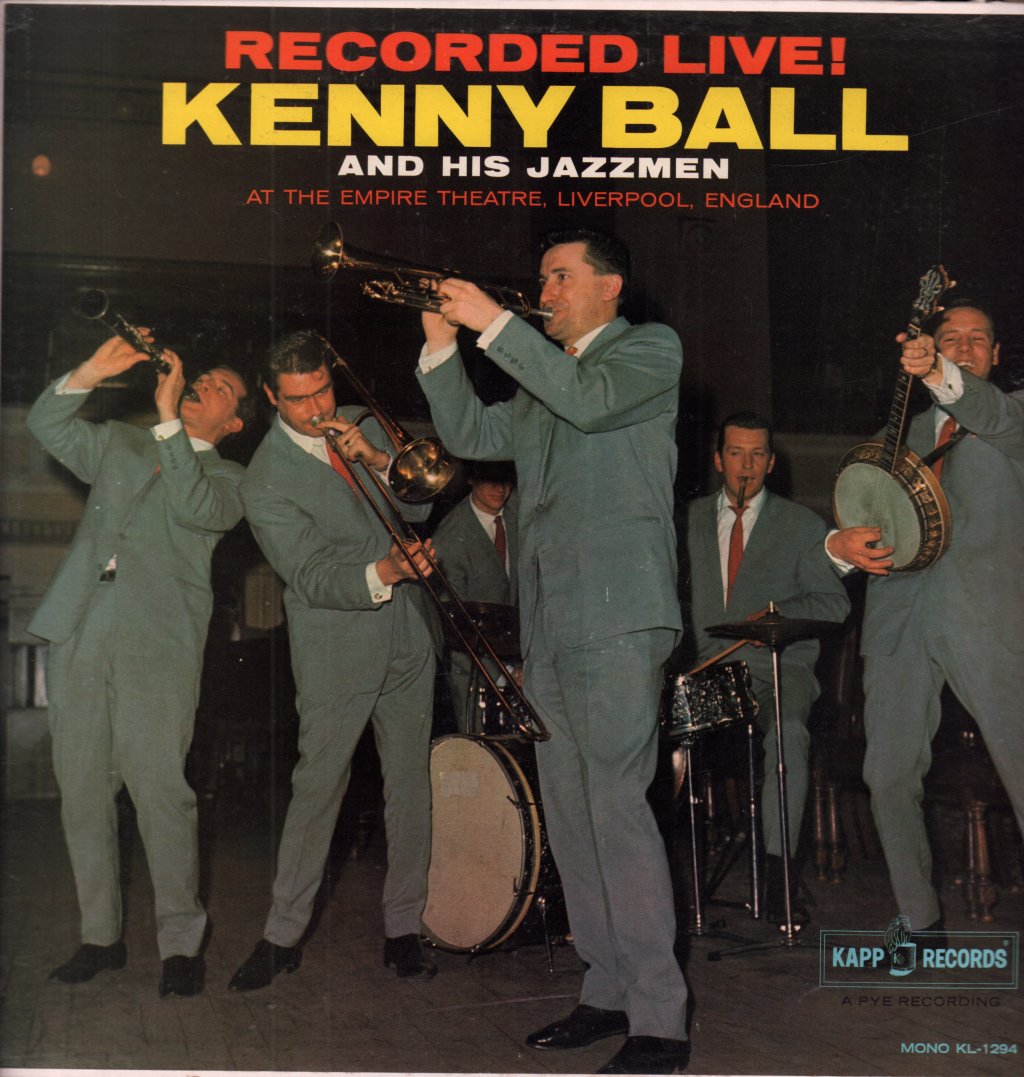 Kenny Ball And His Jazzmen - Recorded Live - Lp