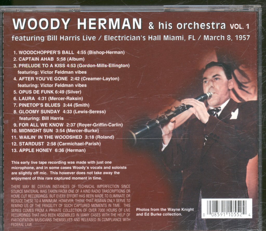 Woody Herman And His Orchestra - Woody Herman & His Orchestra - Cd