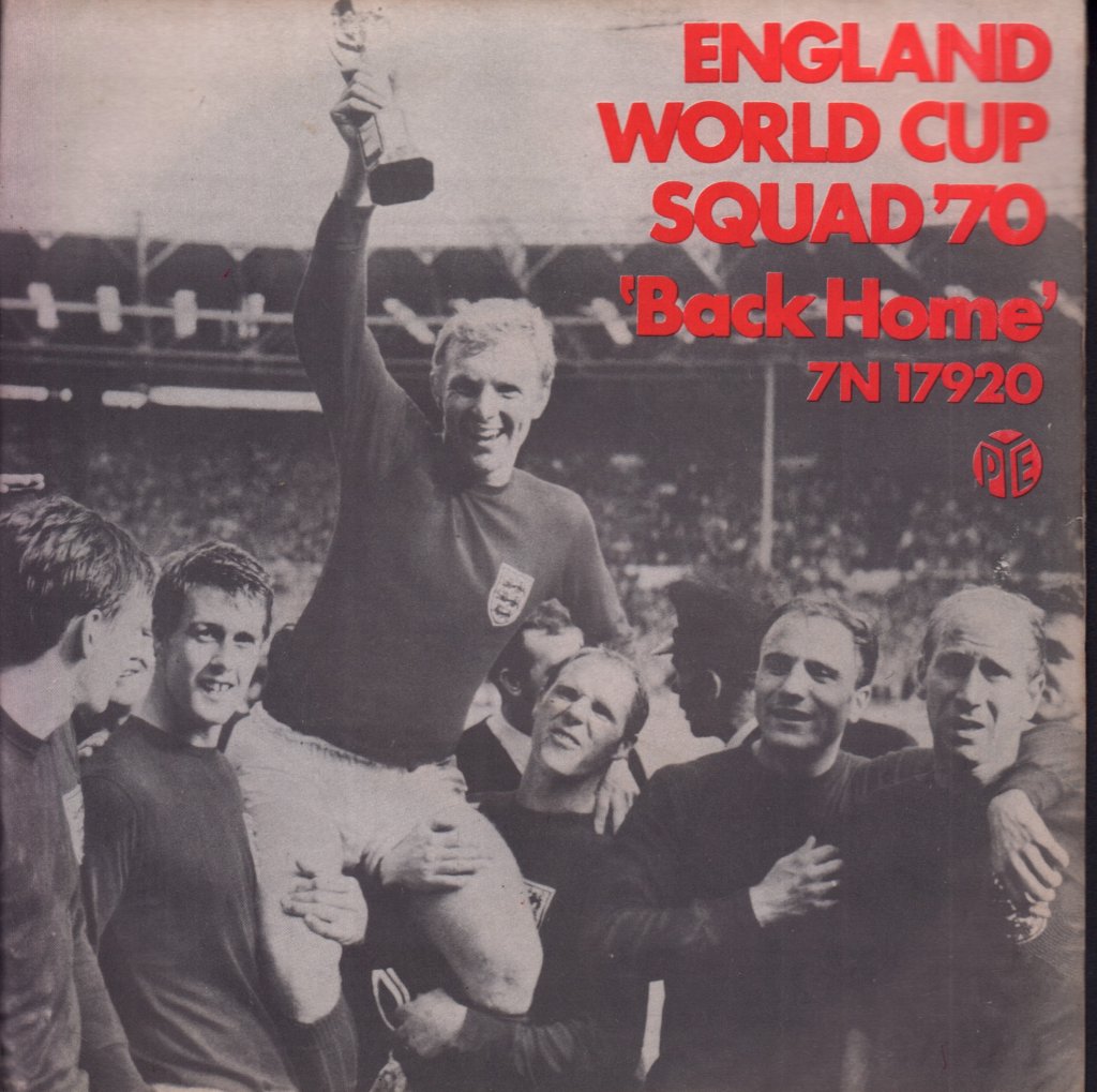 England World Cup Squad '70 - Back Home - 7 Inch