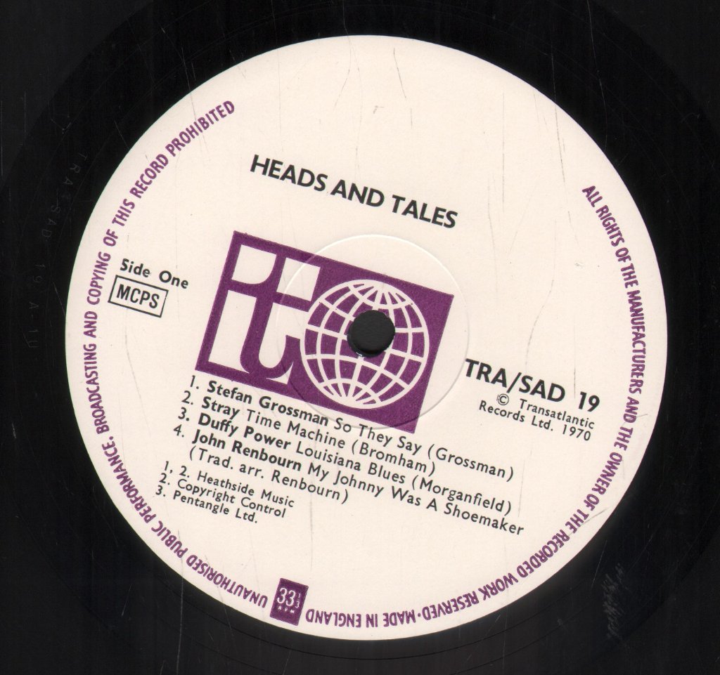 Various Artists - Heads And Tales - Double Lp