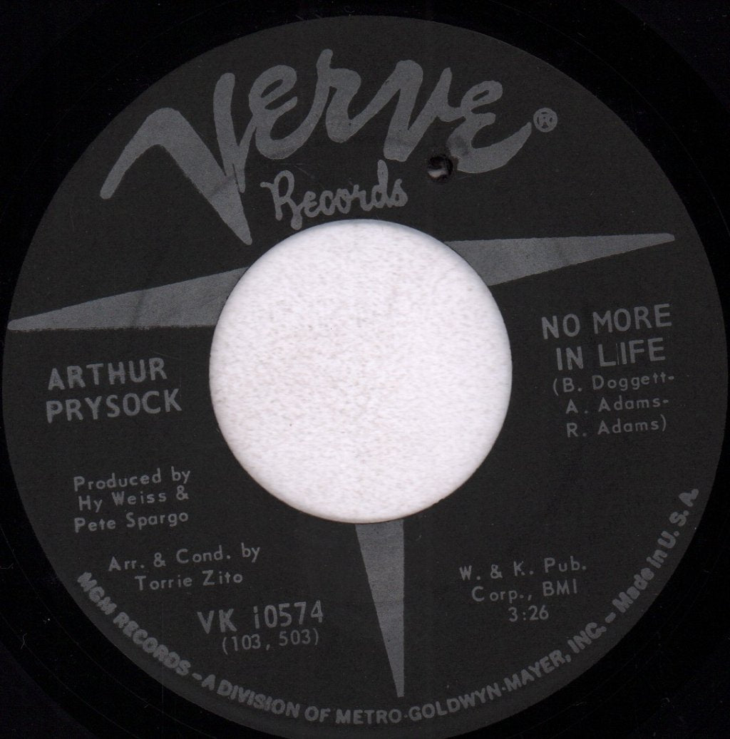 Arthur Prysock - A Working Man's Prayer - 7 Inch
