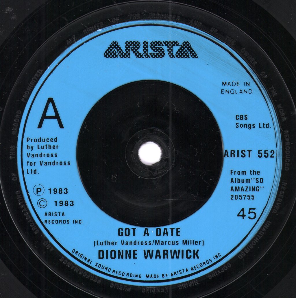 Dionne Warwick - Got A Date - 7 Inch