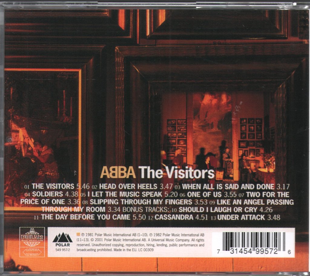 ABBA - Visitors - Cd
