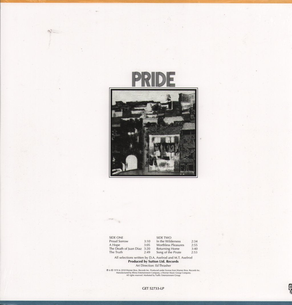 Pride (David Axelrod) - Pride - Lp