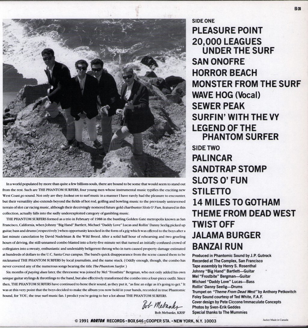 Phantom Surfers - 18 Deadly Ones!!! - Lp