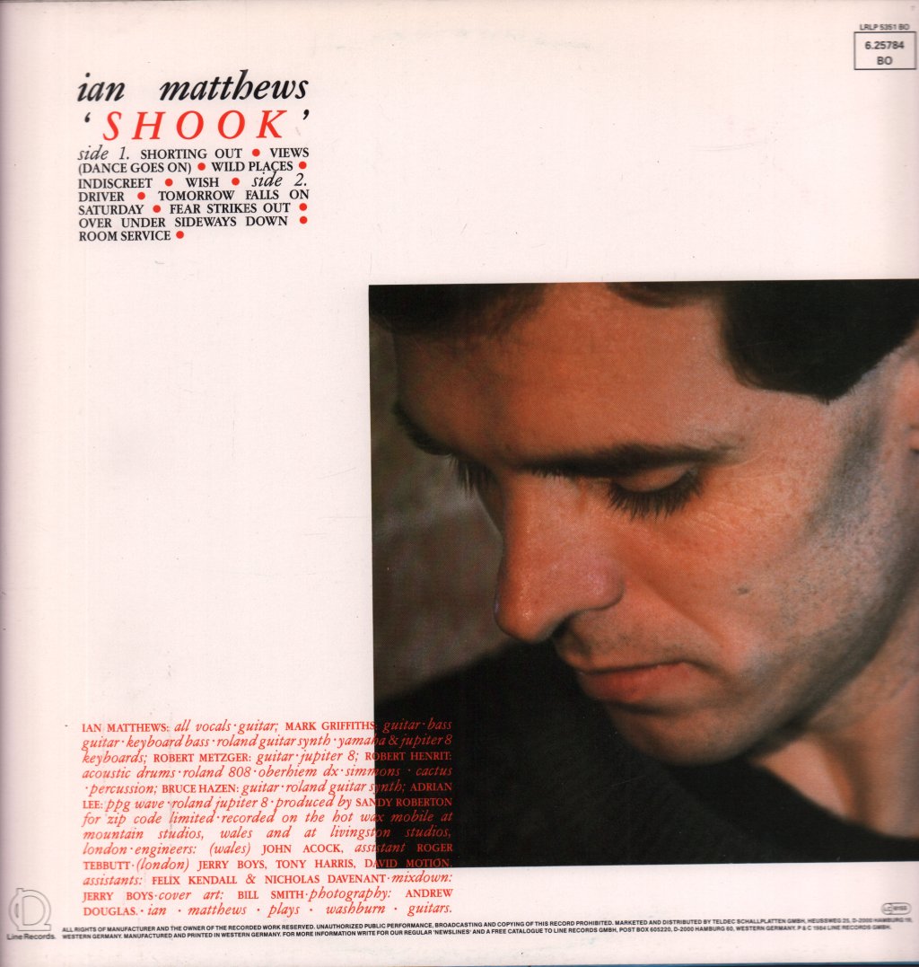 Ian Matthews - Shook - Lp