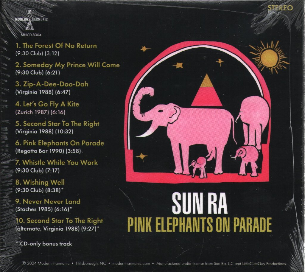 Sun Ra - Pink Elephants On Parade - Cd