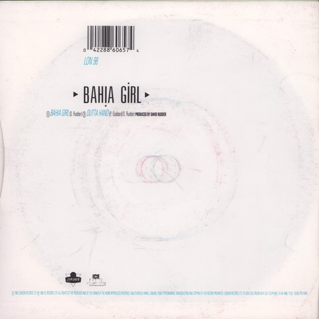 David Rudder And Charlies Roots - Bahia Girl - 7 Inch