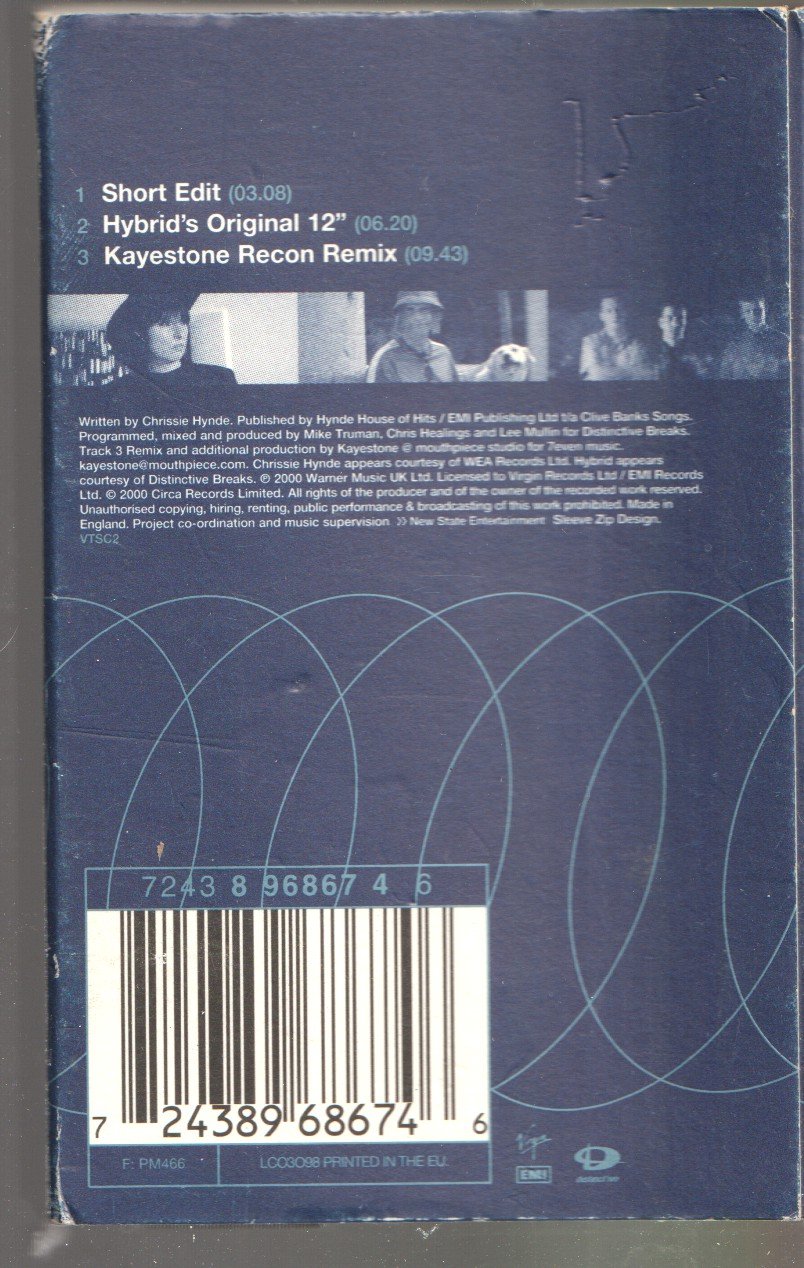 Hybrid Featuring Chrissie Hynde - Kid 2000 - Cassette