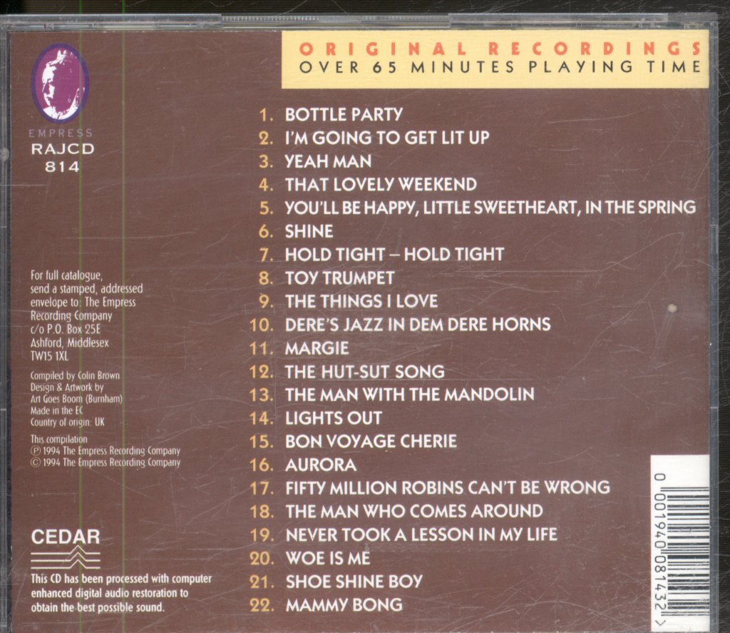 Billy Cotton And His Band - Things I Love About The 40s - Cd
