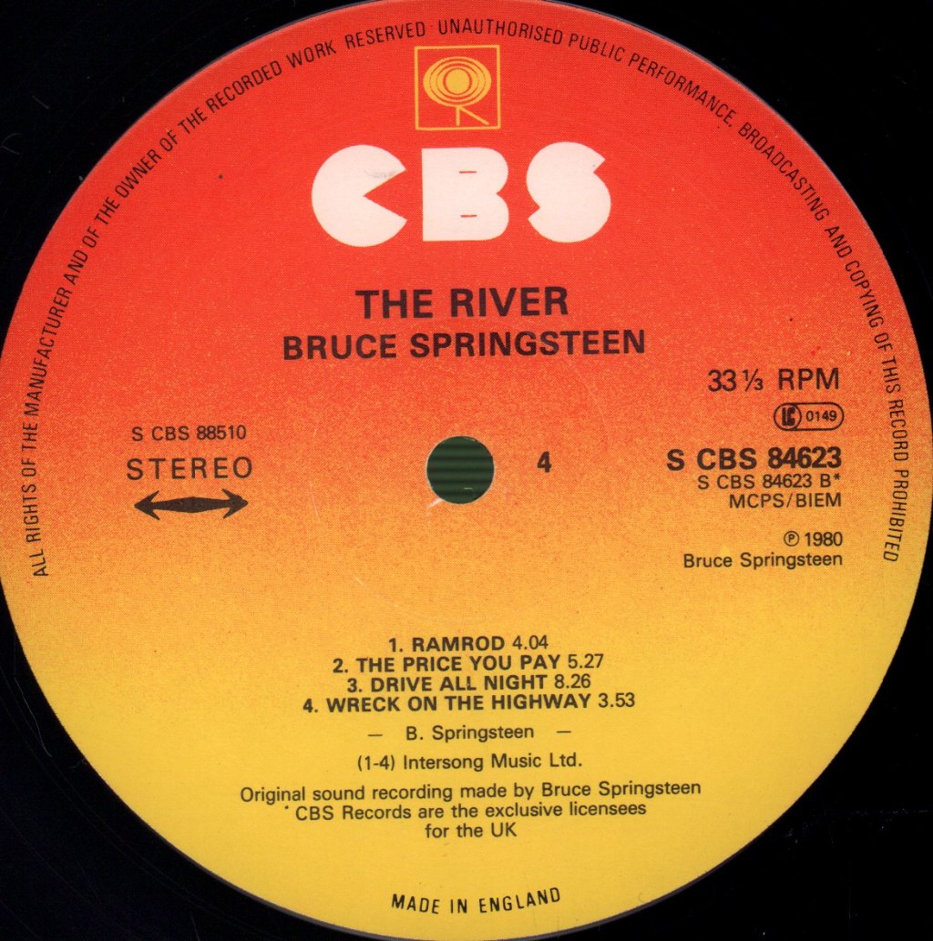 Bruce Springsteen - River - Double Lp