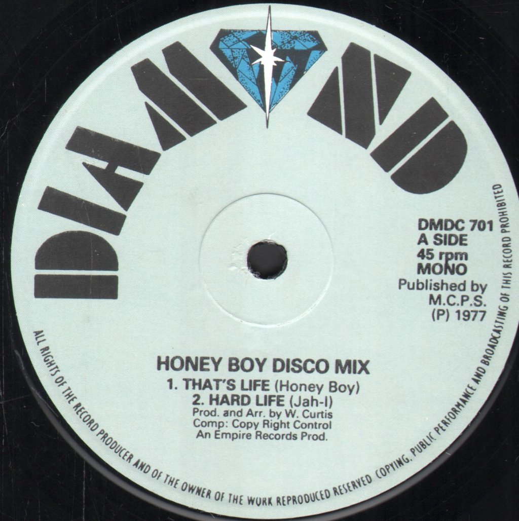 Honey Boy - Disco Mix - 12 Inch