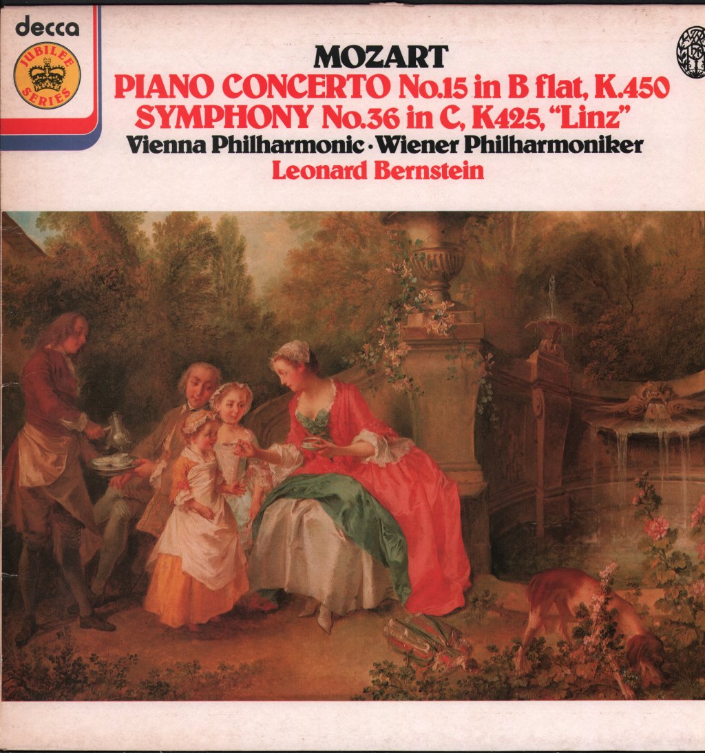 Leonard Bernstein / Vienna / Wiener Philharmonic - Mozart - Piano Concerto No 15 / Symphony No 36 - Lp