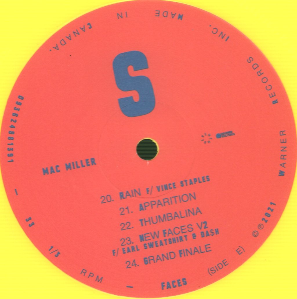 Mac Miller - Faces - Triple Lp