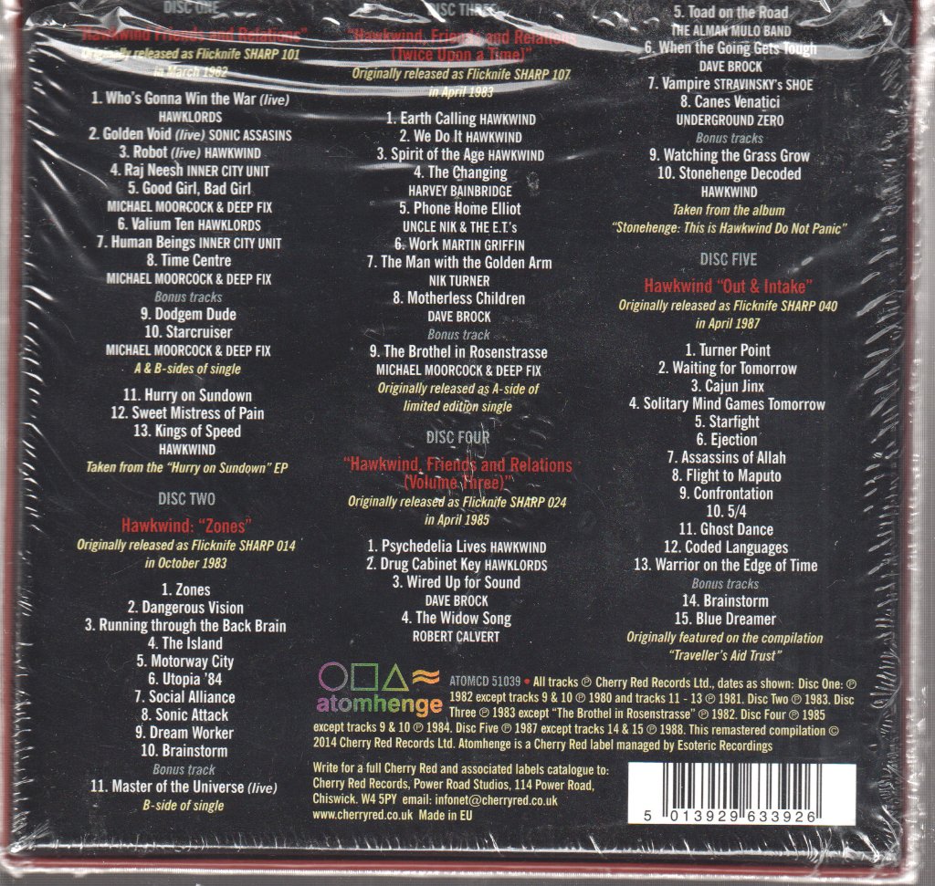 Hawkwind - Flicknife Years • 1981-1988 - Cd Set