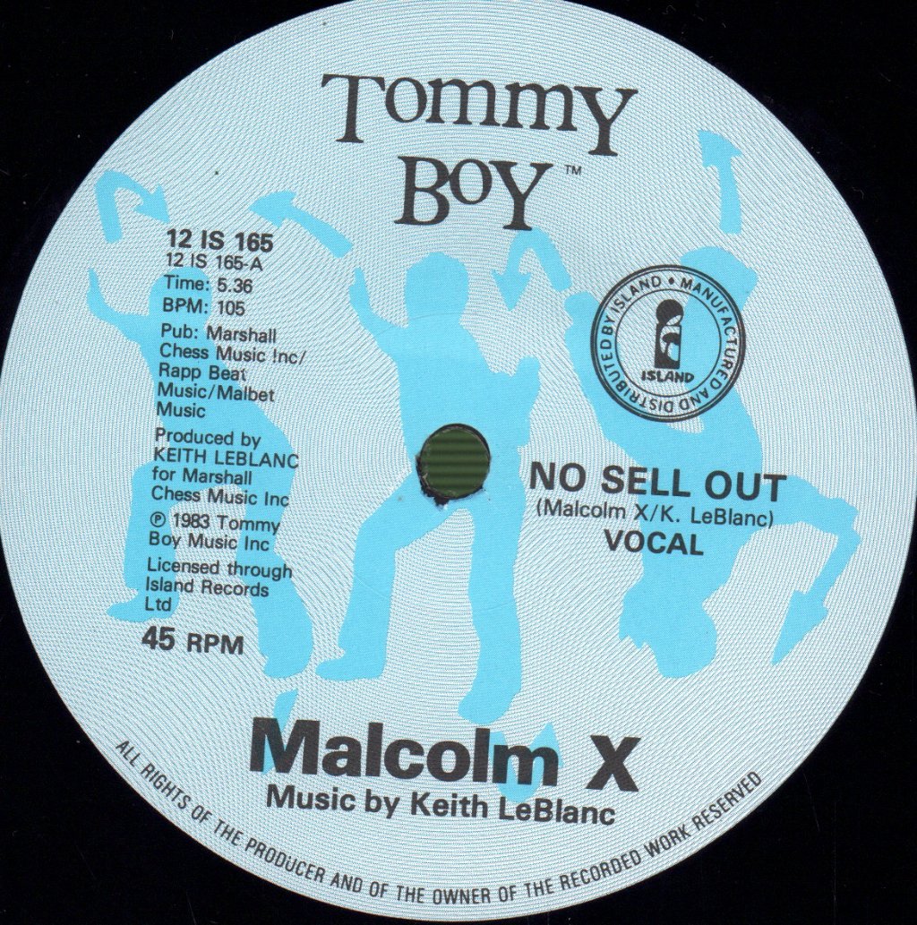 Keith Le Blanc - Malcolm X - No Sell Out - 12 Inch