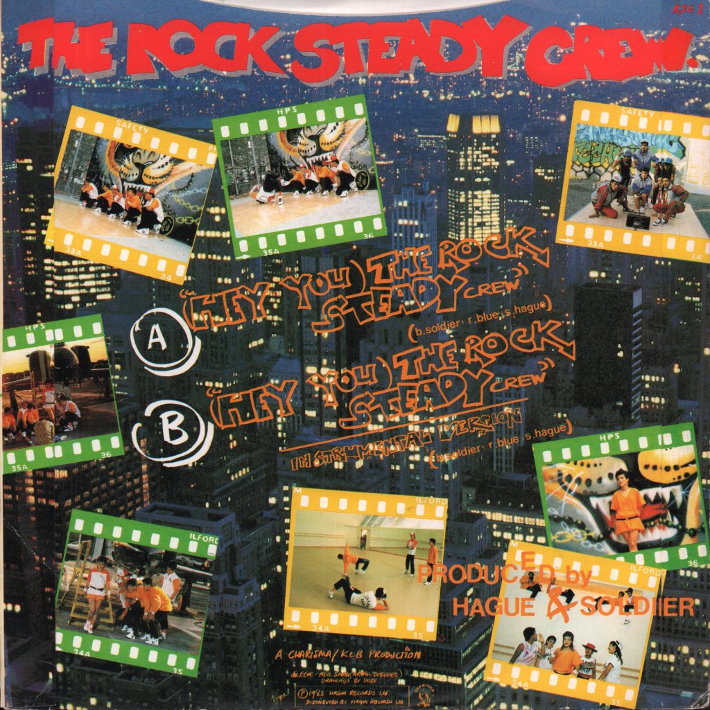 Rock Steady Crew - Hey You The Rock Steady Crew - 7 Inch