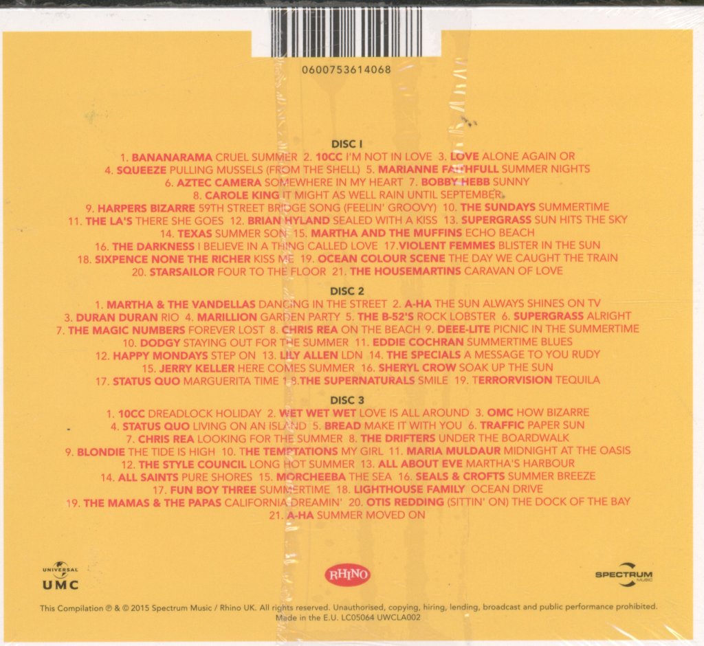 Various Artists - Classic Summer - Triple Cd