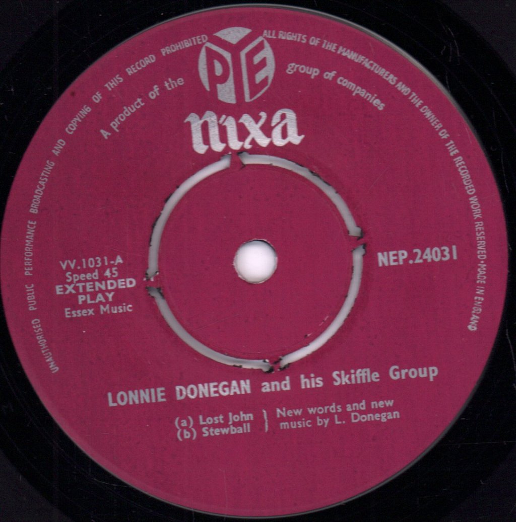 Lonnie Donegan - Hit Parade - 7 Inch